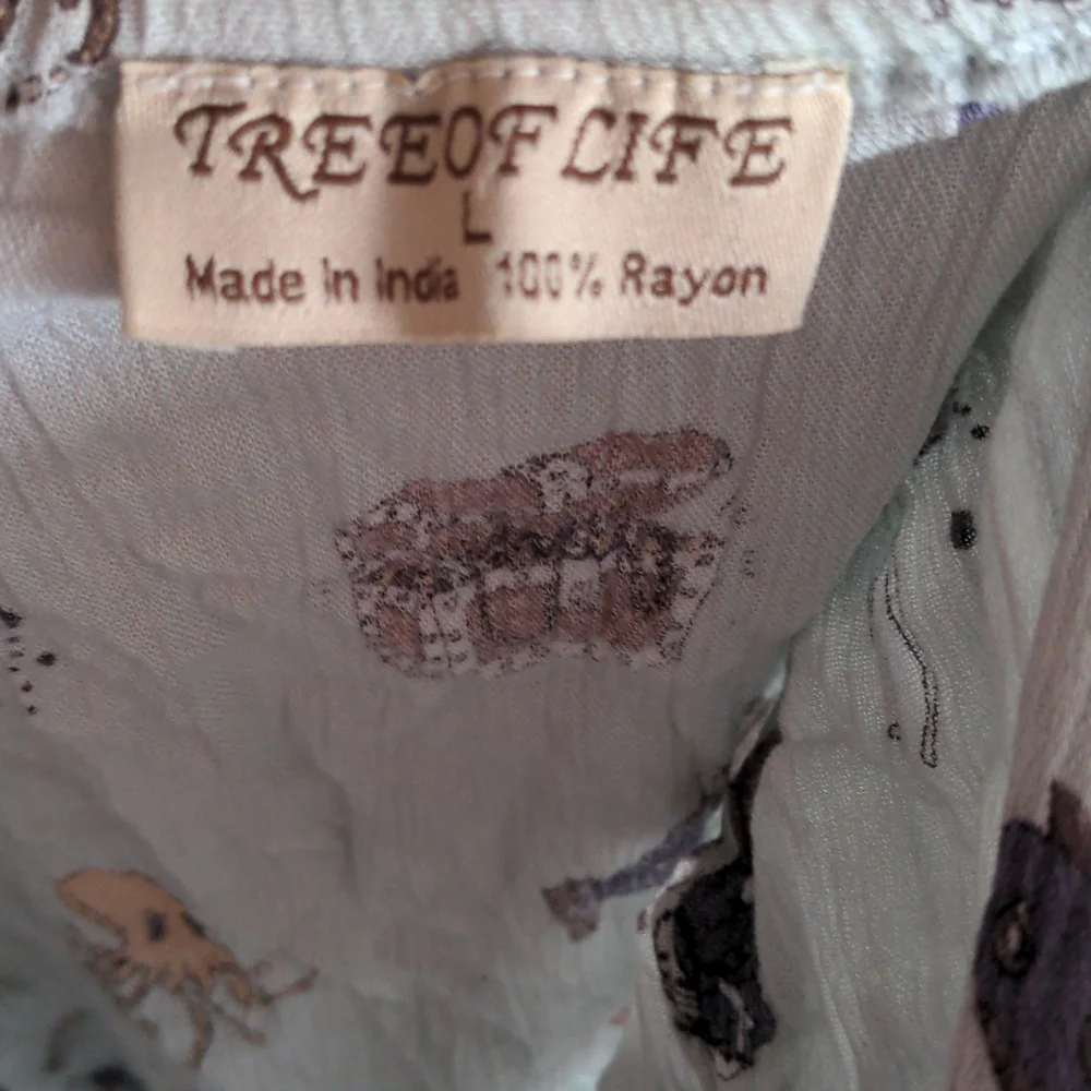 Tree of life under the sea pattern slip style dress in AU L - Picture 5 of 5